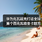 华为兆瓦超充打造全球首个百兆瓦级重卡超充站，重卡进入全面电动化（图2）