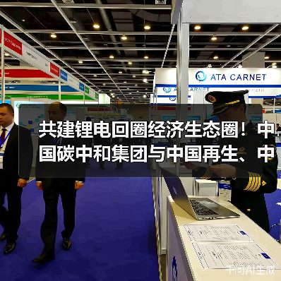 共建锂电回圈经济生态圈！中国碳中和集团与中国再生、中国铁塔达成战略合作（图1）