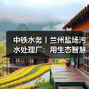 中铁水务丨兰州盐场污水处理厂：用生态智慧铸就治污典范，定义绿色品牌新高度（图1）