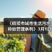 《铜陵市城市生活污水排放管理条例》3月1日起正式施行！（图3）