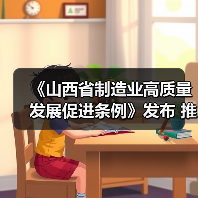 《山西省制造业高质量发展促进条例》发布 推动制造业绿色化转型(图1) 《山西省制造业高质量发展促进条例》发布 推动制造业绿色化转型(图1)
