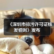 《深圳市排污许可证核发细则》发布（图1）