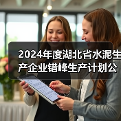 2024年度湖北省水泥生产企业错峰生产计划公告（图2）