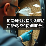 河南省检验检测认证监管新规将如何影响行业？