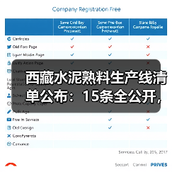 西藏水泥熟料生产线清单公布：15条全公开，如何监督？（图3）