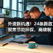 外资新机遇!24条新政聚焦节能环保、高端制造等领域(图2) 外资新机遇!24条新政聚焦节能环保、高端制造等领域(图2)