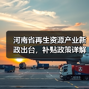 河南省再生资源产业新政出台,补贴政策详解(图2) 河南省再生资源产业新政出台,补贴政策详解(图2)