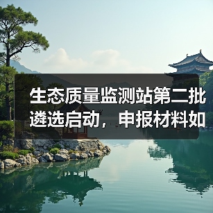 生态质量监测站第二批遴选启动,申报材料如何提交?(图3) 生态质量监测站第二批遴选启动,申报材料如何提交?(图3)