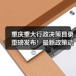 重庆重大行政决策目录重磅发布！最新政策动态一览（图1）