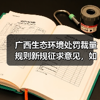 广西生态环境处罚裁量规则新规征求意见，如何规范？（图4）