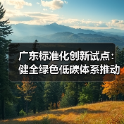 广东标准化创新试点:健全绿色低碳体系推动高质量发展(图1) 广东标准化创新试点:健全绿色低碳体系推动高质量发展(图1)