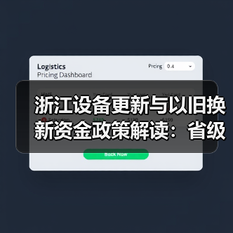 浙江设备更新与以旧换新资金政策解读:省级财政如何支持环保与产业升级?(图1) 浙江设备更新与以旧换新资金政策解读:省级财政如何支持环保与产业升级?(图1)