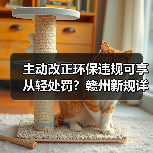 主动改正环保违规可享从轻处罚？赣州新规详解（图2）