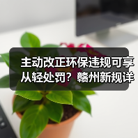 主动改正环保违规可享从轻处罚？赣州新规详解（图3）