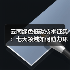 云南绿色低碳技术征集:七大领域如何助力环保升级? 云南绿色低碳技术征集:七大领域如何助力环保升级?