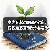生态环境部新规实施:行政复议流程优化与争议解决新机制(图2) 生态环境部新规实施:行政复议流程优化与争议解决新机制(图2)