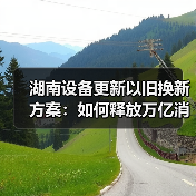 湖南设备更新以旧换新方案:如何释放万亿消费新动能(图2) 湖南设备更新以旧换新方案:如何释放万亿消费新动能(图2)