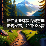 浙江企业环保合规管理新规发布，如何优化管理？