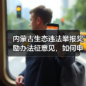 内蒙古生态违法举报奖励办法征意见，如何申请奖励？（图3）