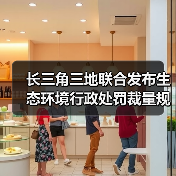 长三角三地联合发布生态环境行政处罚裁量规则,统一执法标准 长三角三地联合发布生态环境行政处罚裁量规则,统一执法标准
