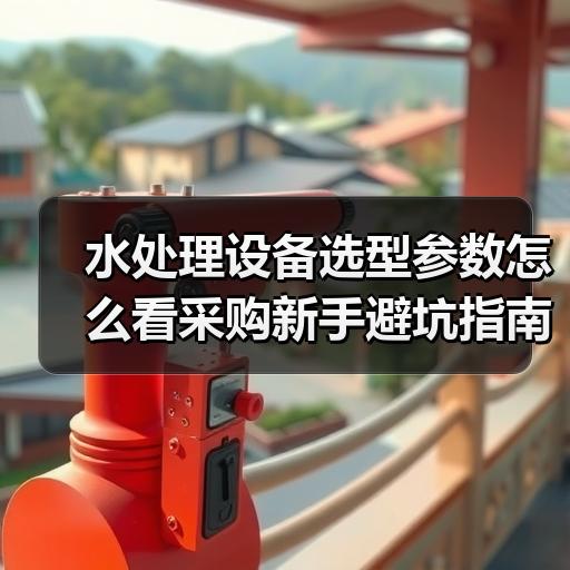 水处理设备选型参数怎么看采购新手避坑指南