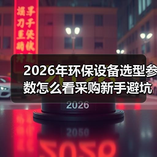 2026年环保设备选型参数怎么看采购新手避坑指南