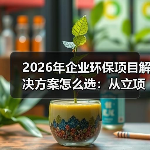 2026年企业环保项目解决方案怎么选：从立项到验收的费用构成分析